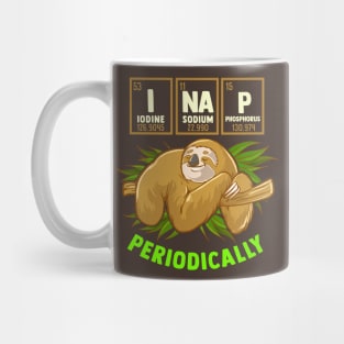 I Nap Periodically Sloth Mug